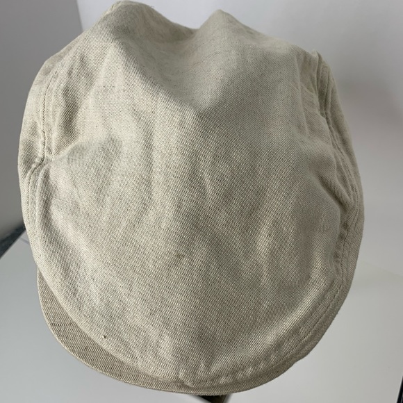 3/$10 Men's Cotton Khaki Flat Summer Newsboy Hat - Picture 2 of 11